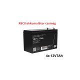 Pachet de baterii de &icirc;nlocuire APC RBC8 (4x 12V 7Ah)