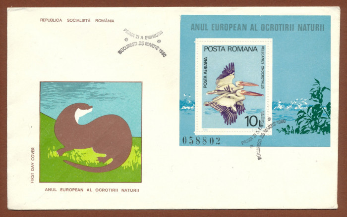 FDC 1005 ANUL EUROPEAN AL OCROTIRII NATURII