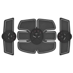Centura electrostimulare sixpad smart fitness pro, 3 piese, 6 moduri pentru exercitii, biceps, abdomen, muschi oblici, coapse, gambe