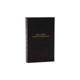 Kjv, Pocket New Testament with Psalms and Proverbs, Black Softcover, Red Letter, Comfort Print