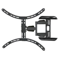 Suport TV de perete Hama Full Motion 118620, Reglabil, 37&amp;quot;-65&amp;quot; (93cm-164cm), 35 Kg, Negru foto