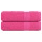 vidaXL Prosoape de m&acirc;nă 2 buc roz 50x100 cm 360 g/m&sup2; 100% bumbac 137046
