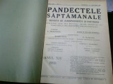 PANDECTELE SAPTAMANALE - 1938