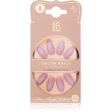 SOSU Cosmetics Salon Nails unghii artificiale culoare Fallen Angel 24 buc