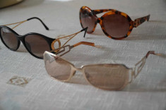 3 perechi de ochelari de soare, Dior, Versace ?i Ferragamo foto