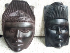 Masca abanos, arta africana, tribala foto