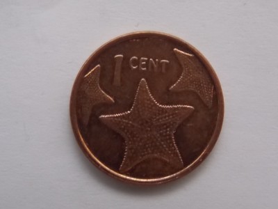 1 CENT 2014 BAHAMAS foto