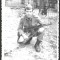 FOTOGRAFIE - GALAȚI 1993 - SOLDAT &Icirc;N UNIFORMĂ MILITARĂ - STAGIU MILITAR
