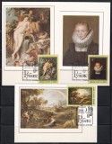 URSS 1977-400 de ani de la nașterea lui Rubens,5 Carti Maxime,Set complet,2 Poze, Nestampilat
