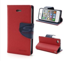 Toc FlipCover Fancy LG Leon RED-NAVY foto