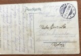 CPISTR5 Carte postala veche 1915 Posta Militara (WW1) - Scrisa de Husar la Barot (Covasna), Podgorze