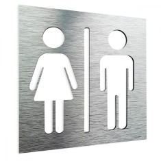 Semn pentru wc femeie si barbat foto