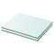 Gossi rafturi, 2 buc., 20 x 20 cm, panouri sticla transparenta