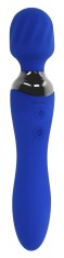 Vibrator Wand Blue Belle, 7 Moduri Vibratii, Silicon, USB, Albastru, 19.9 cm foto