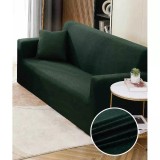 Cumpara ieftin Husa Canapea 2 Locuri Elastica Moderna Verde Inchis - JO869