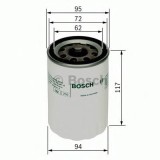 Filtru ulei HYUNDAI H-1 platou / sasiu (2000 - 2005) BOSCH 0 451 103 366