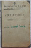 Caet pt. constatarea frecventarii cusurilor// Facultatea de Drept, Cernauti 1937