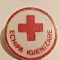 MEDICINA INSIGNA CRUCEA ROSIE INSIGNA ECHIPA IGIENIZARE 30,45 MM