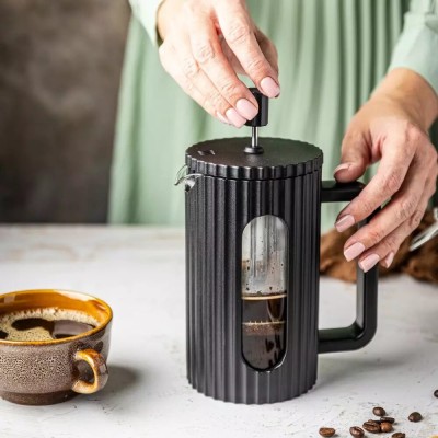 Ceainic pentru cafea, ceai cu piston, 1l negru, Klausberg foto