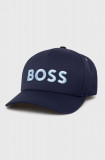 Cumpara ieftin BOSS șapcă culoarea albastru marin, cu imprimeu