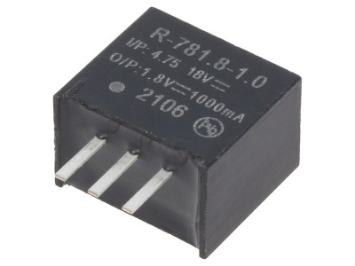 Convertor DC/DC 1,8V 1A SIP3 foto
