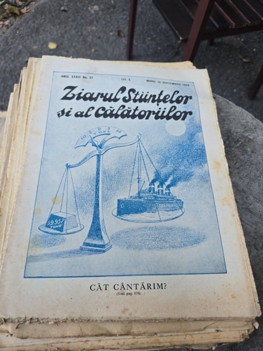 Ziarul Ştiinţelor şi al Călătoriilor nr.37/1929