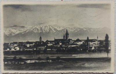 Sibiu, vedere partiala de la marginea orasului// CP Emil Fischer foto