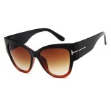 Ochelari de Soare pentru Femei - Techsuit (9778) - Black / Brown