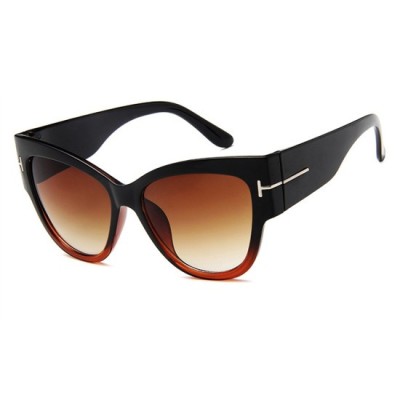 Ochelari de Soare pentru Femei - Techsuit (9778) - Black / Brown foto
