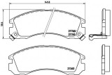 Set placute frana BREMBO P54017