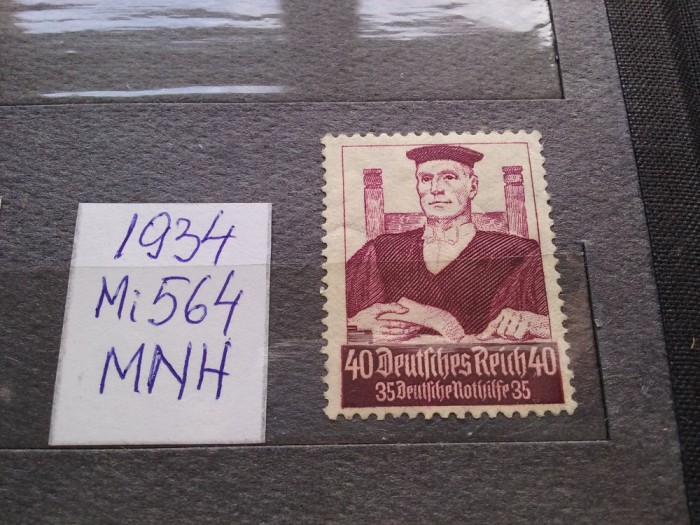 1934-D.Reich-Mi564-Valoare cheie-Mi=+305$-MNH-RAR
