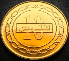 Moneda exotica 10 FILS - BAHRAIN, anul 2010 * cod 3755 = UNC foto