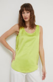 HUGO bluză femei, culoarea verde, uni 50509446