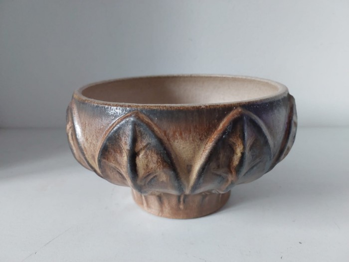 Bol ceramic vintage / frunctiera - karlsruhe Narisruhs 7896, Mid-Century Modern 11 cm inaltime Art-Deco