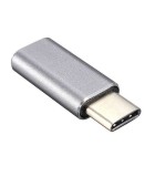 Adaptor USB3.1 USB Type C tata - micro USB mama OTG carcasa aluminiu, Oem