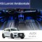 Lumini ambientale Audi A3 2021-2022 set complet control telefon sau sistem original CarStore Technology