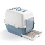 Litiera acoperita Cathy Clever, blue