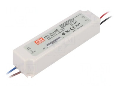 Alimentator LED 33.6W 9-24VDC 1400mA 90-264VAC foto