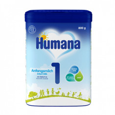 Formula de lapte de inceput 1, +0 luni, 800 g, Humana