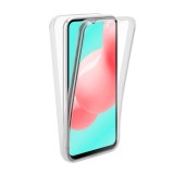 Husa 360 compatibila cu Samsung Galaxy A32 5G - V2 Transparent fata+spate, ALC MOBILE