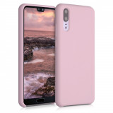 Cumpara ieftin Husa pentru Huawei P20, Silicon, Roz, 45689.156, Carcasa, Kwmobile