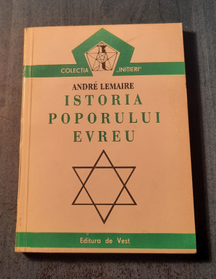 Istoria poporului evreu Andre Lemaire foto