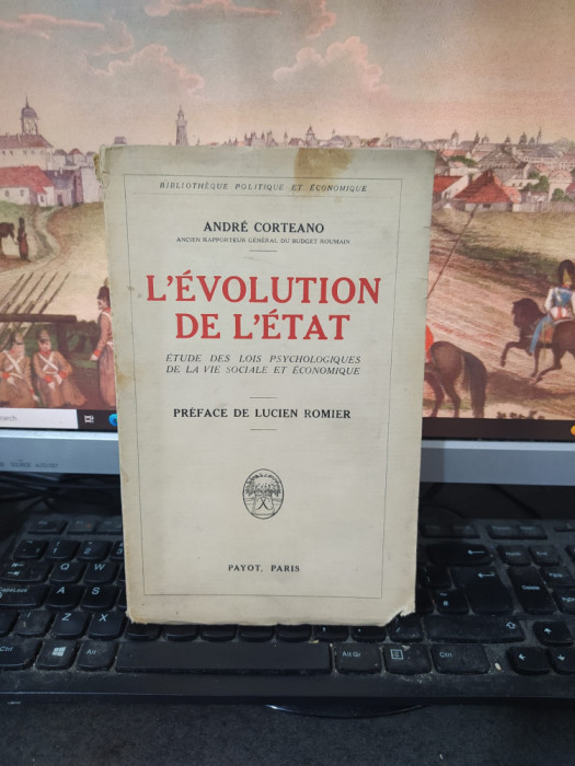 Andre Corteano, Andrei Corteanu, L&#039;Evolution de l&#039;Etat, Payot, Paris 1933, 037
