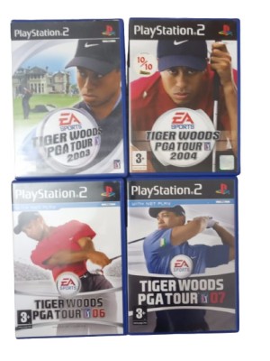 Joc PS2 Tiger Woods PGA Tour 2003 + 2004 + 06 + 07 foto