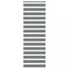 Jaluzea tip zebra gri &icirc;nchis lățime țesătură 75,9 cm poliester