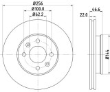 Disc frana MITSUBISHI LANCER Sportback (CX) (2007 - 2016) KRIEGER 0950004054