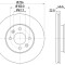 Disc frana KIA RIO II limuzina (JB) (2005 - 2016) KRIEGER 0950004054