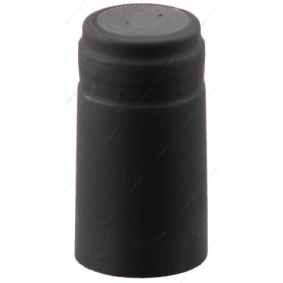 Capison negru PVC pentru sticle de vin foto