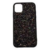 Husa de protectie pentru apple iphone se 2020 sparkling glitter tpu negru, Flippy