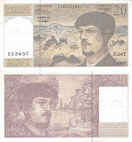 1995, 20 francs (P-151h) - Franța - stare aUNC!